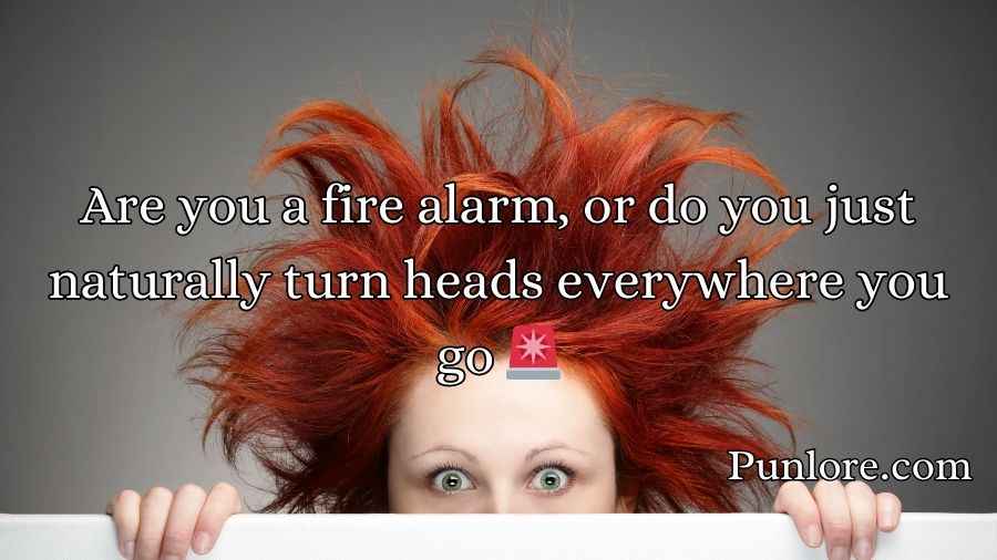 Redhead Pick-Up Lines