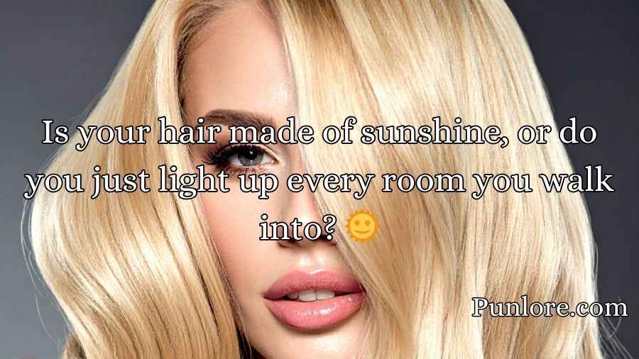 Blonde Pick Up Lines