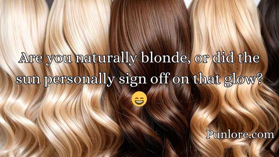Blonde Pick Up Lines