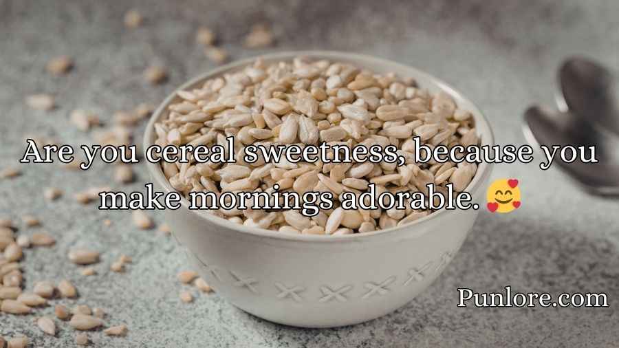 Cereal Pick Up Lines