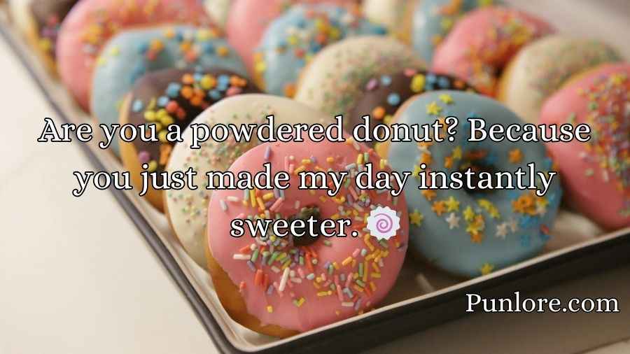Donut Pick Up Lines