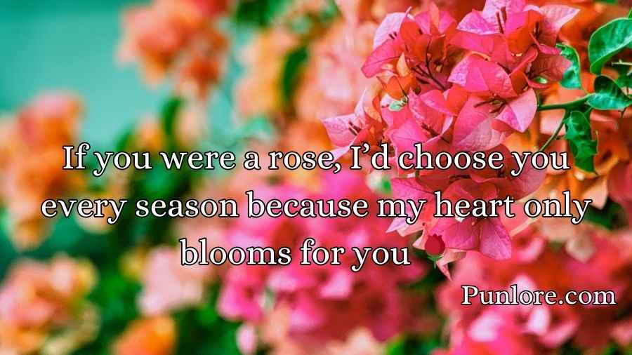 Flower Pick Up Lines