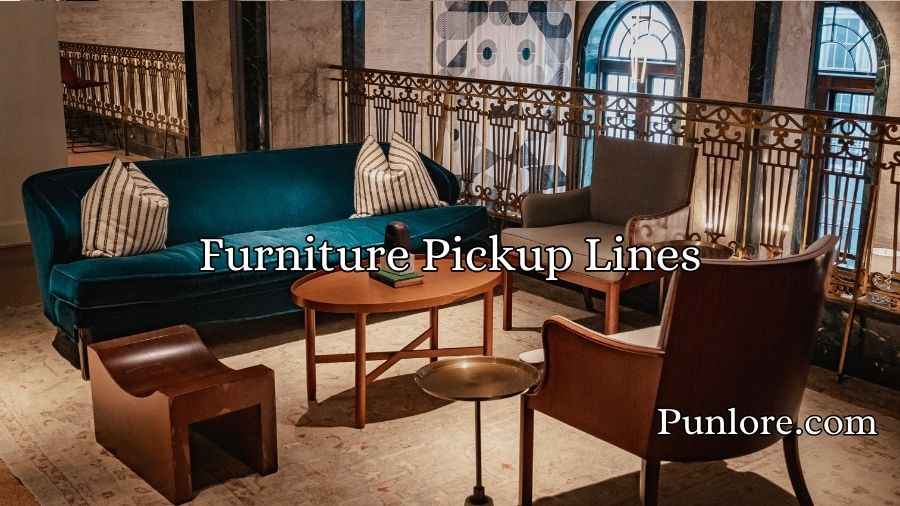Furniture Pickup Lines