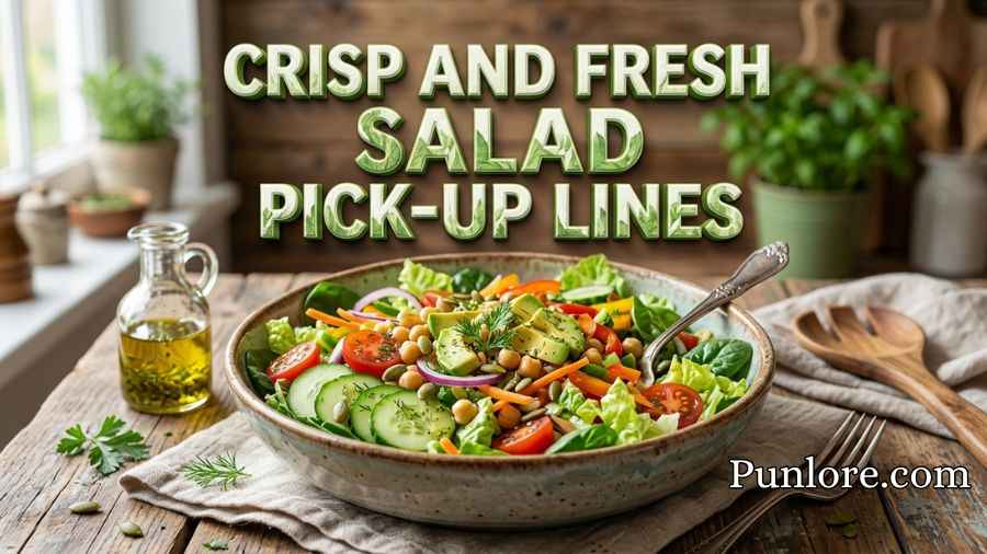 Crisp and Fresh Salad Pick-Up Lines