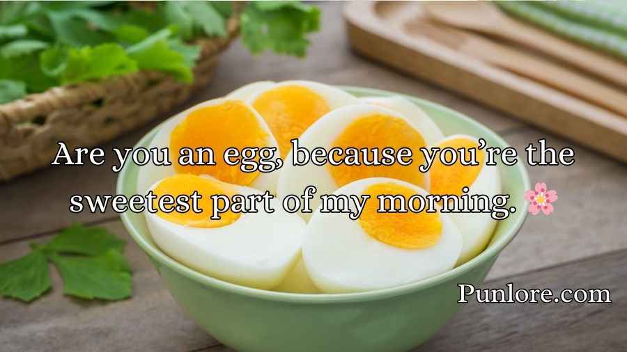 Egg Pick Up Lines