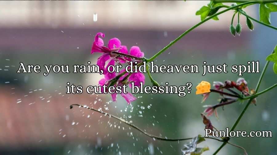 Rain Pickup Lines