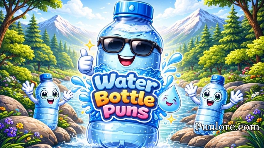 Water Bottle Puns