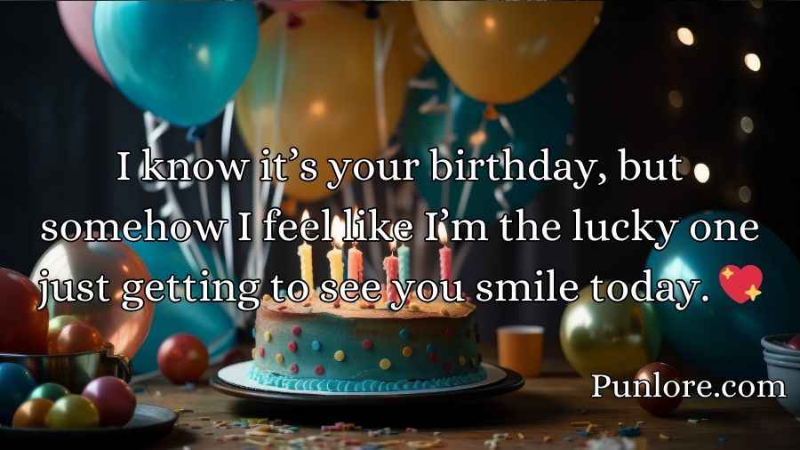 Birthday Pick Up Lines