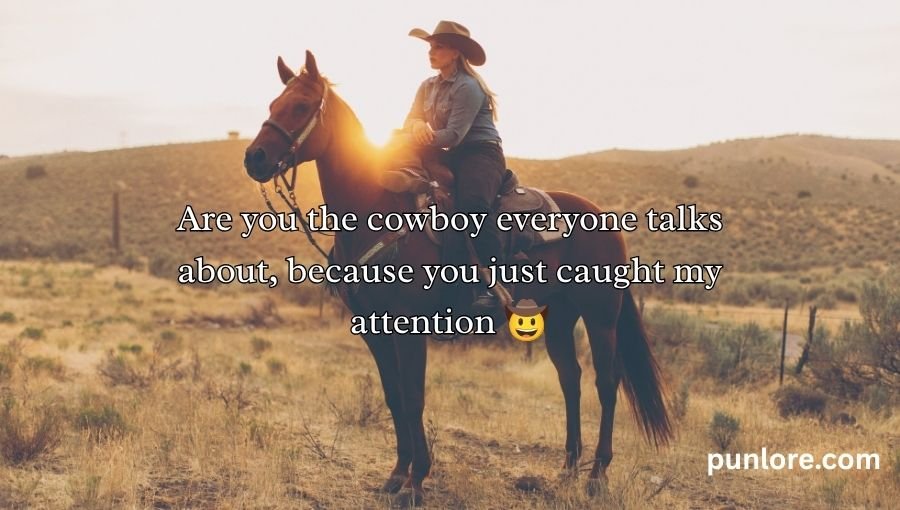 Cowgirl Pickup Line