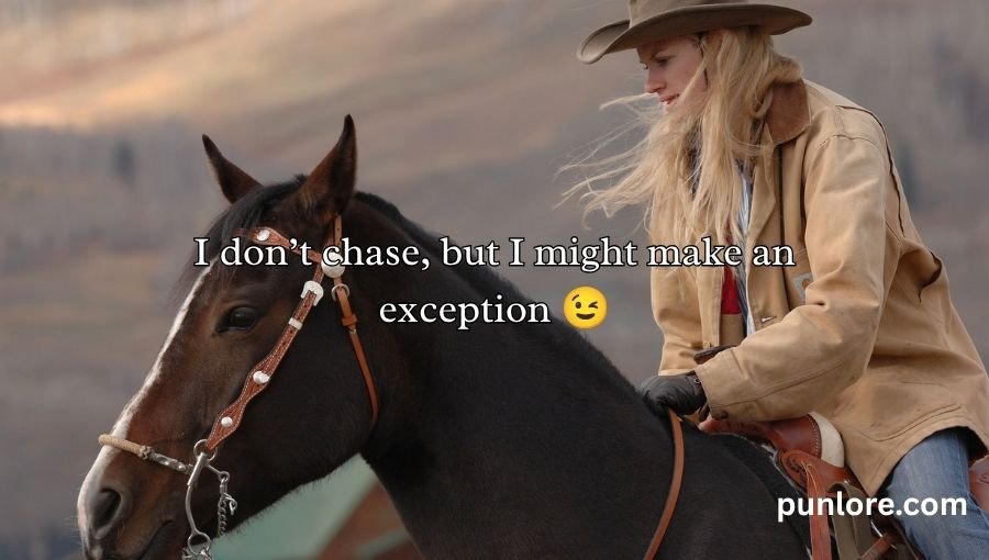 Cowgirl Pickup Line