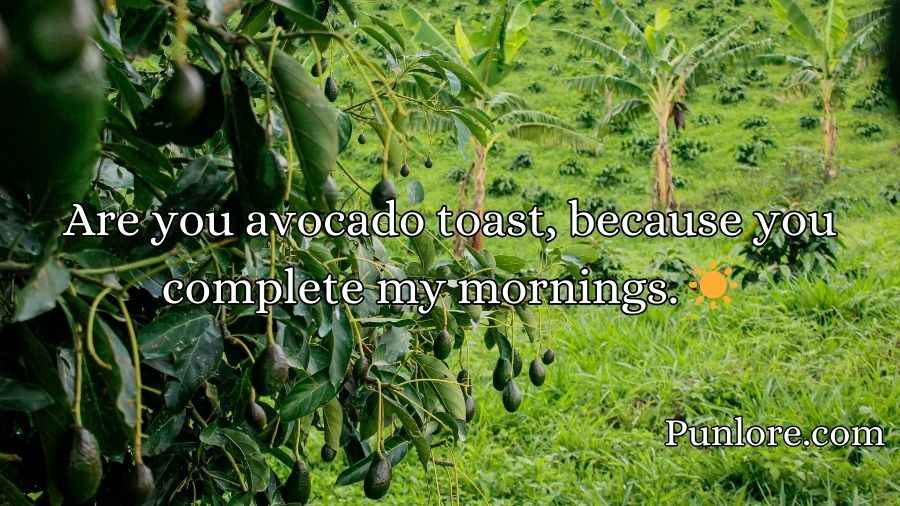 Avocado Pick Up Lines