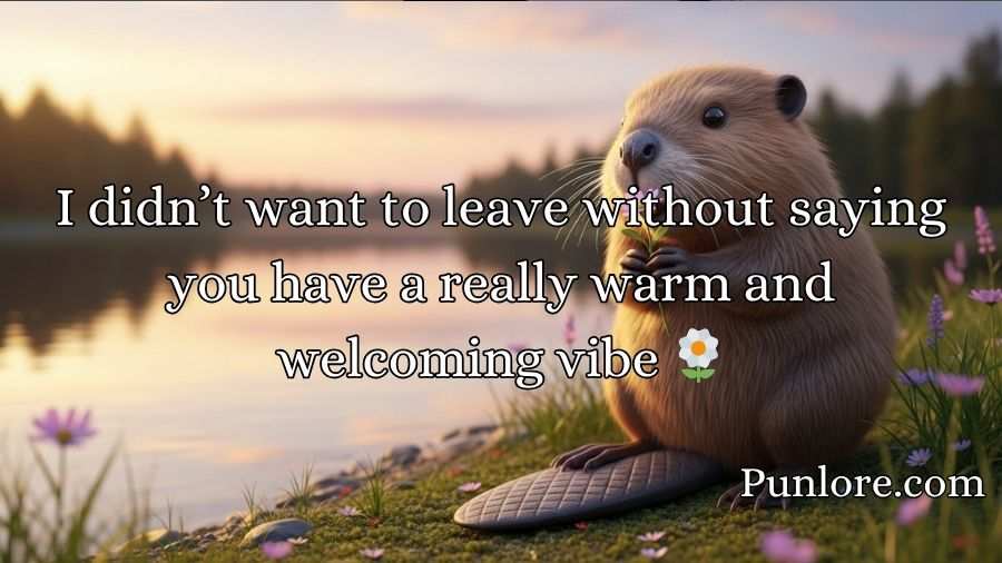 Beaver Pick Up Lines