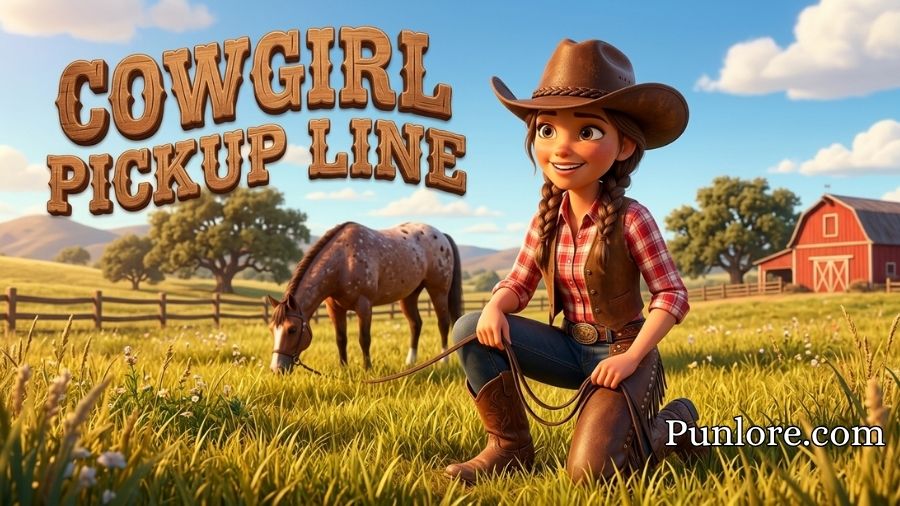 Cowgirl Pickup Line