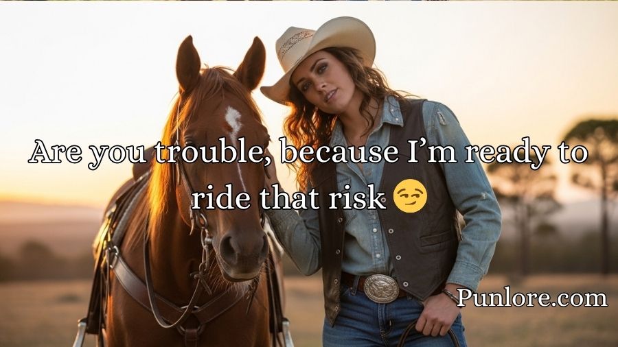 Cowgirl Pickup Line