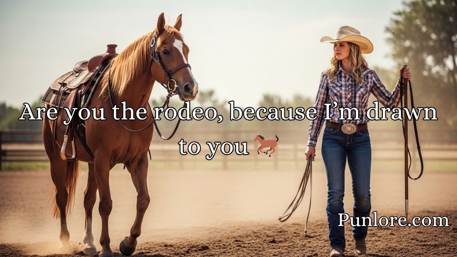 Cowgirl Pickup Line