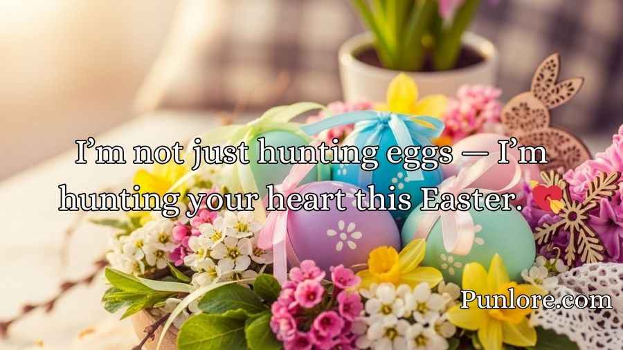 Easter Pick Up Lines