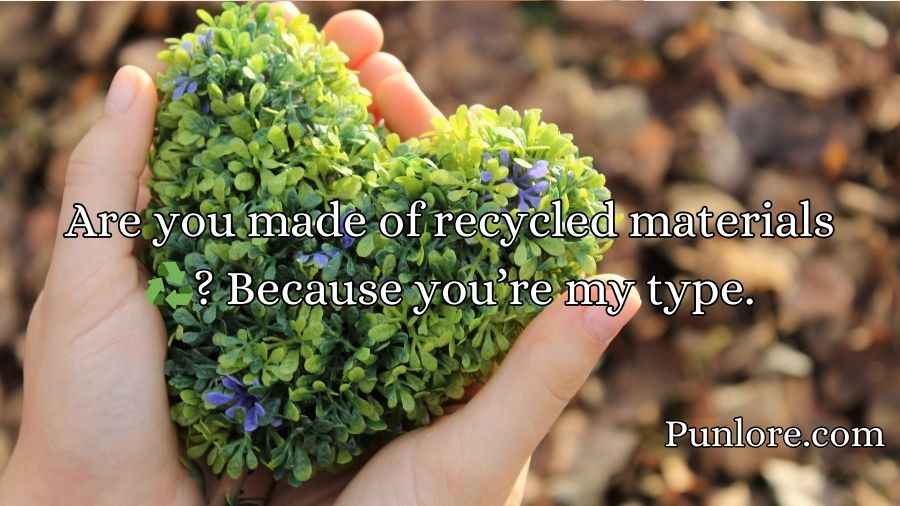 Environment Pick Up Lines