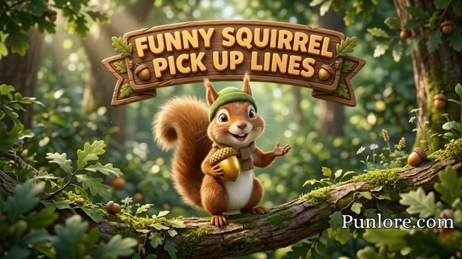 Funny Squirrel Pick Up Lines
