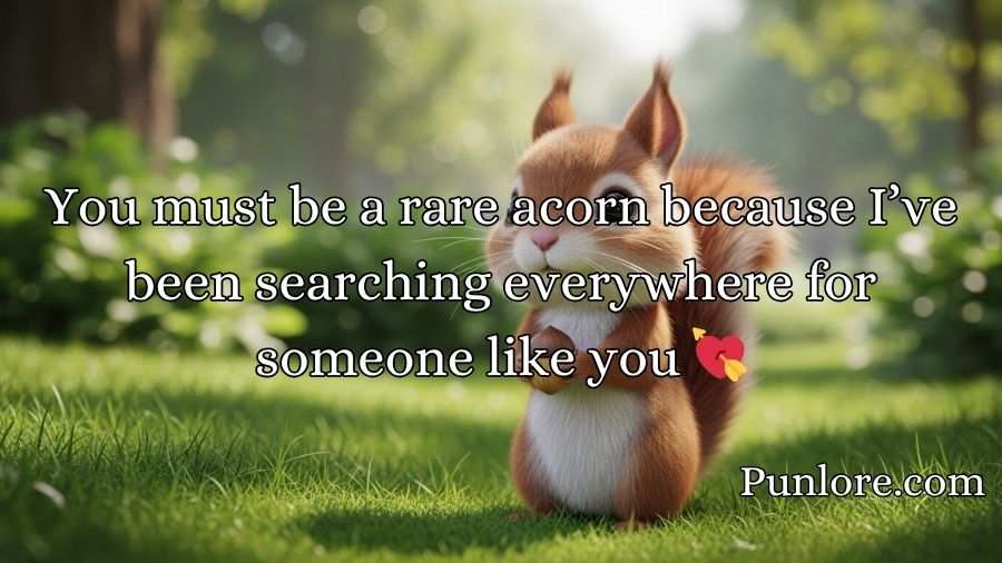 Funny Squirrel Pick Up Lines