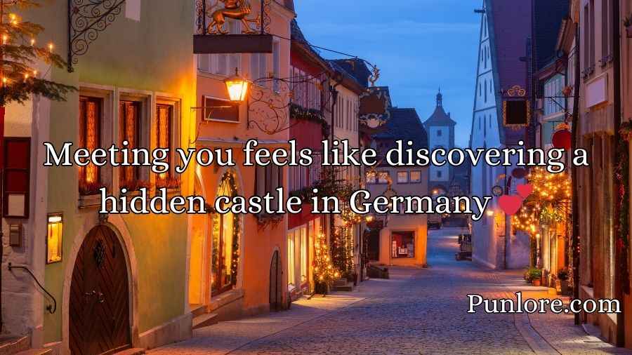 Germany Pick Up Lines