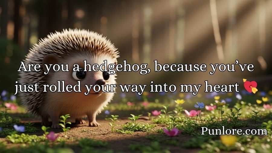 Hedgehog Pickup Lines