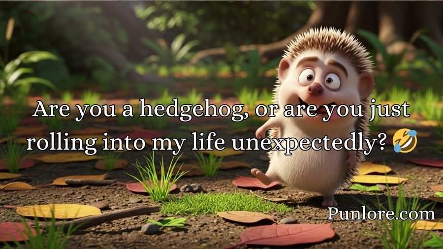 Hedgehog Pickup Lines