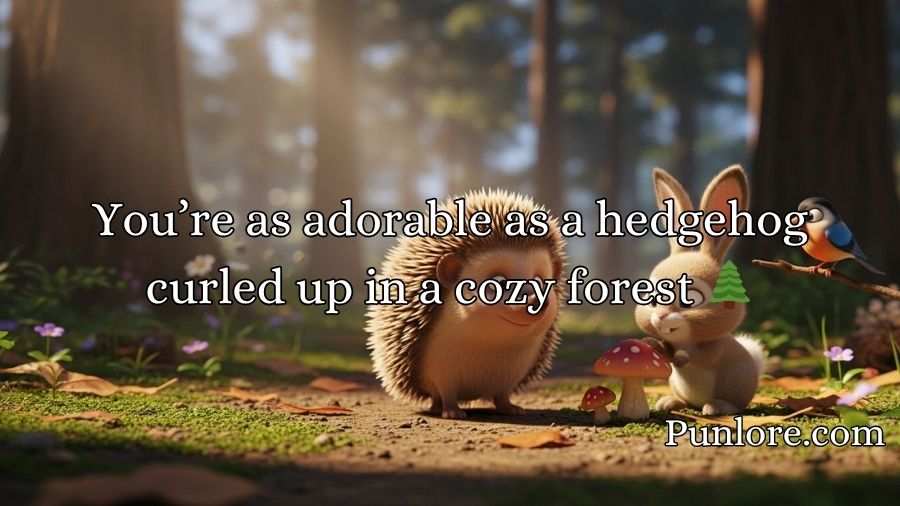 Hedgehog Pickup Lines