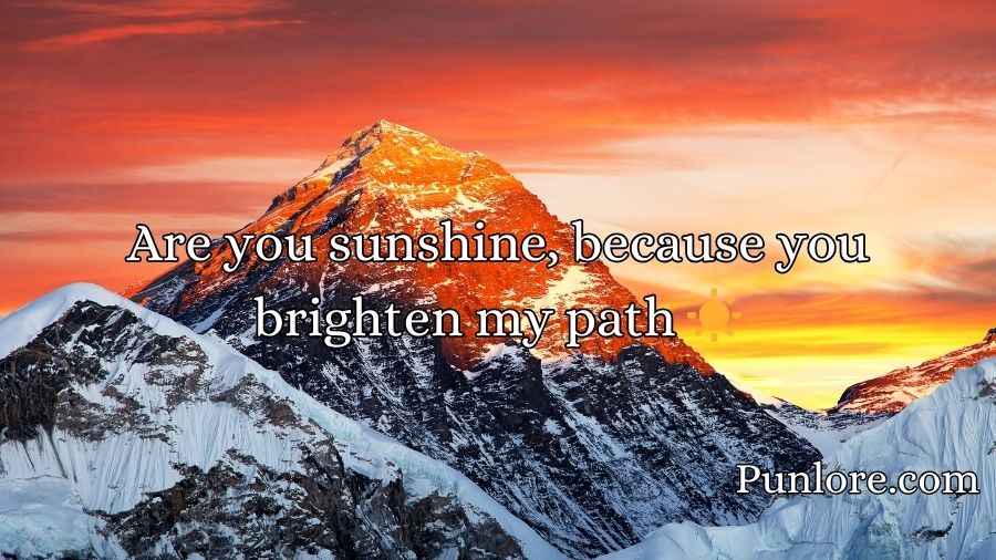 Mountain Pickup Lines