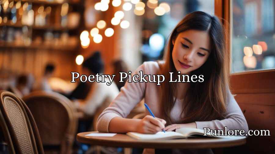Poetry Pickup Lines