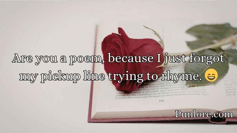 Poetry Pickup Lines