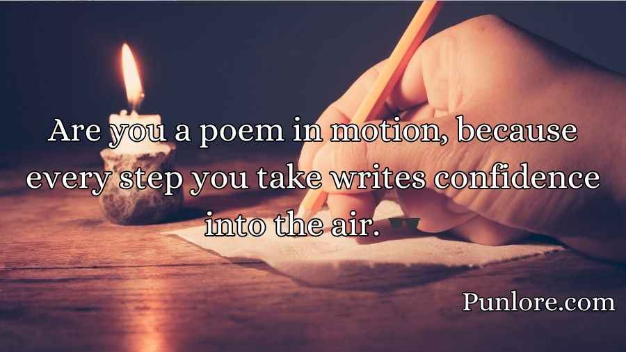 Poetry Pickup Lines