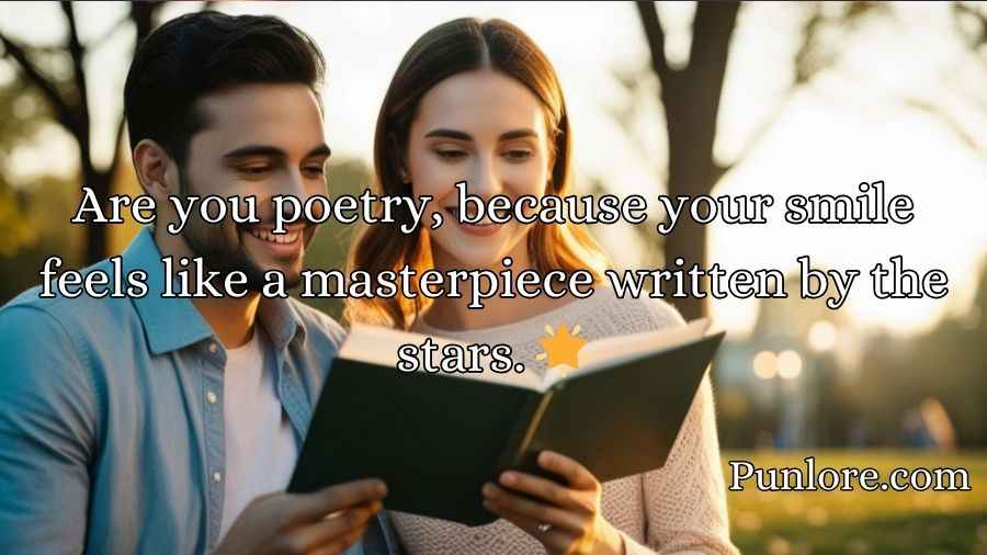 Poetry Pickup Lines