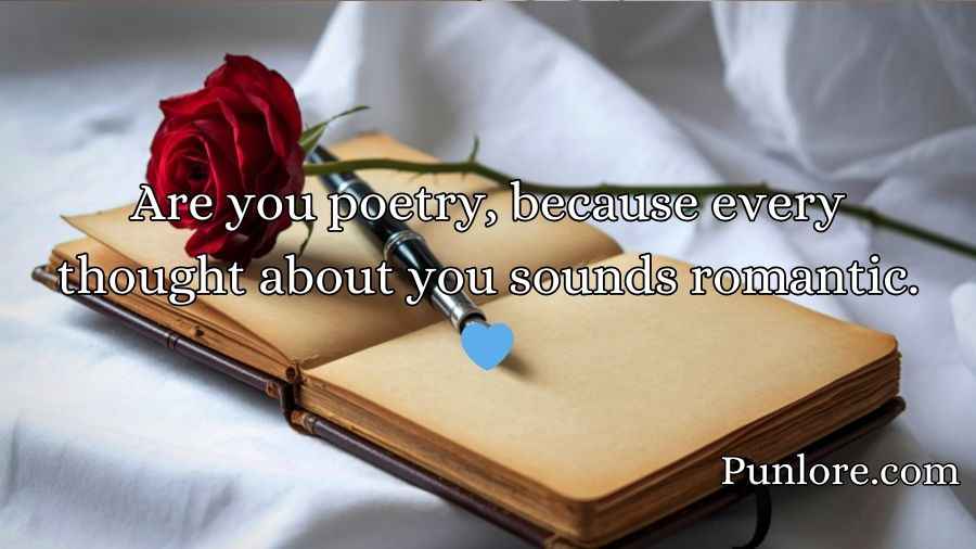 Poetry Pickup Lines