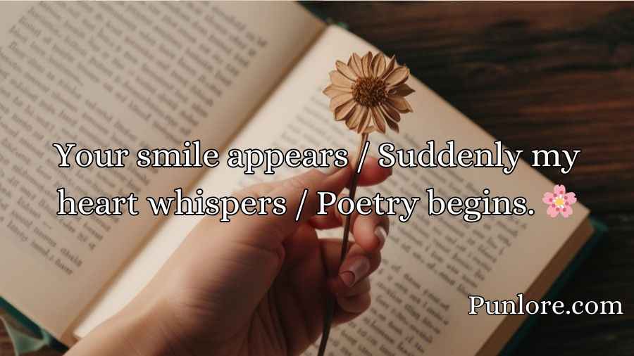 Poetry Pickup Lines