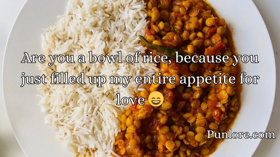 Rice Pick Up Lines