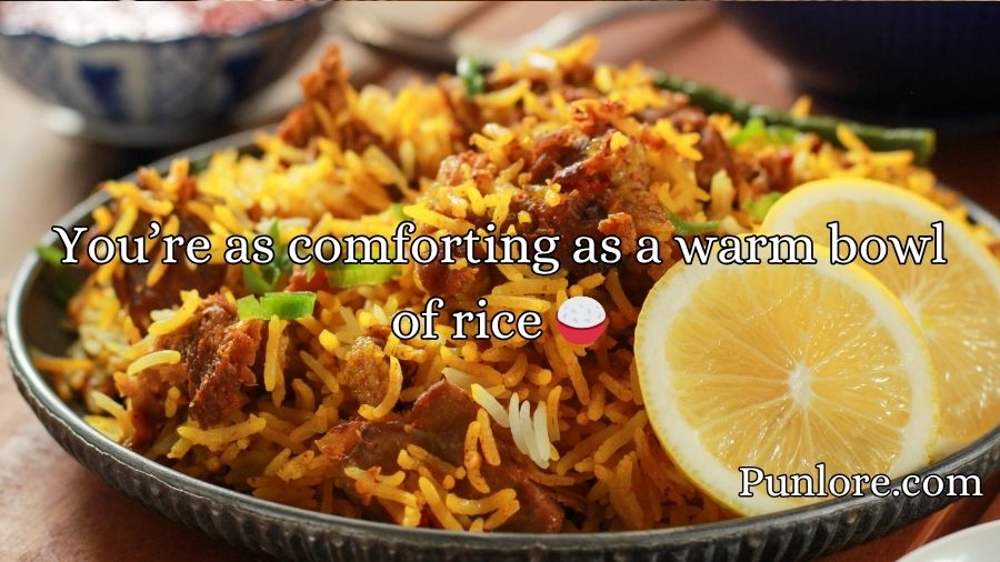 Rice Pick Up Lines