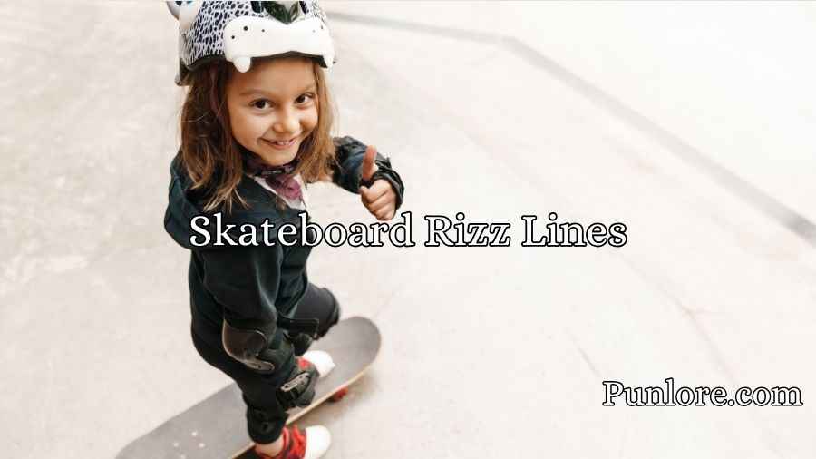 Skateboard Rizz Lines