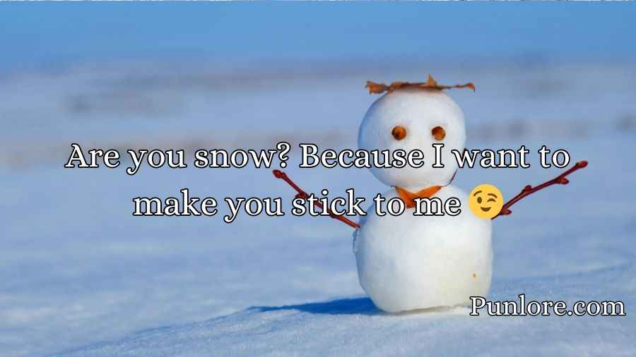 Snow Pick Up Lines