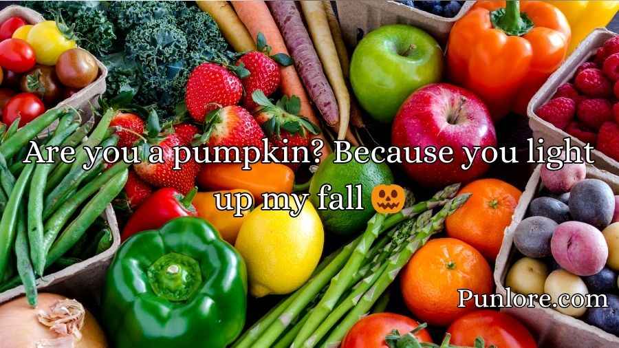 Vegetable Puns Pick Up Lines