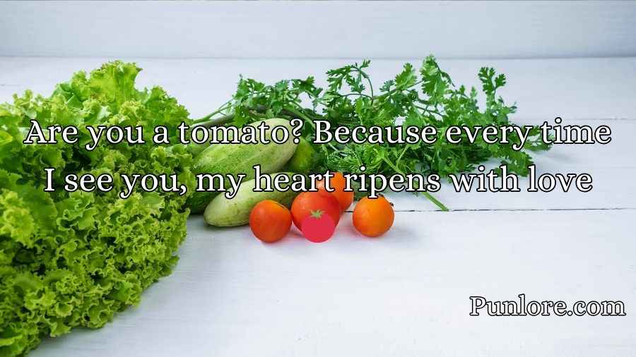 Vegetable Puns Pick Up Lines
