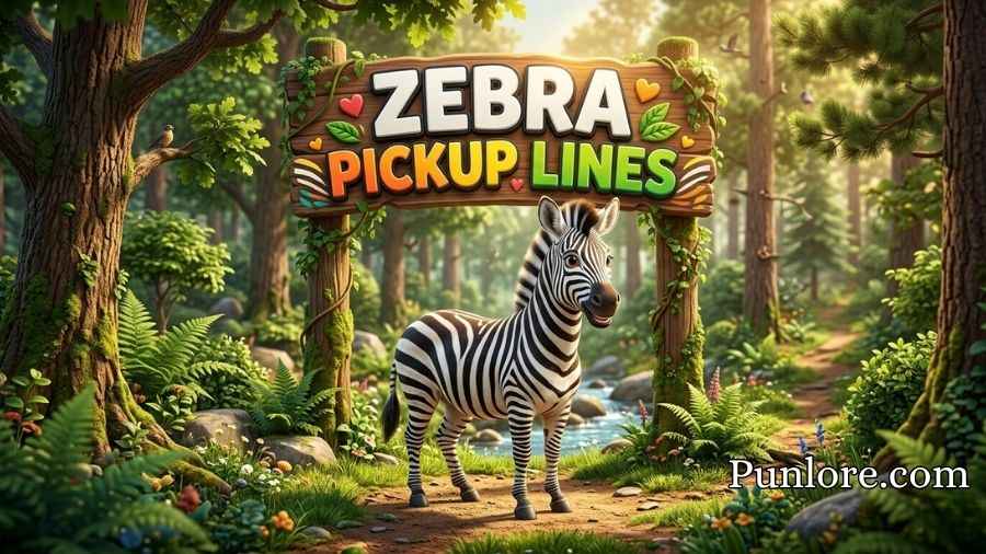 Zebra Pickup Lines