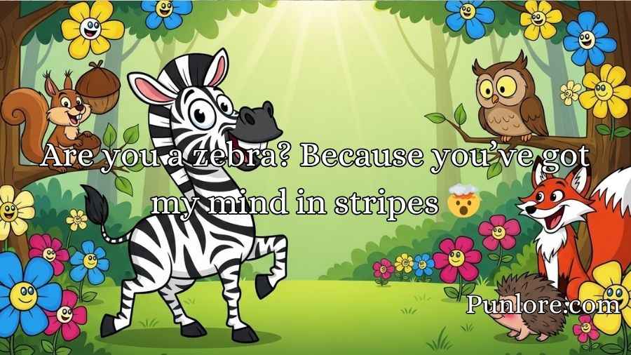 Zebra Pickup Lines