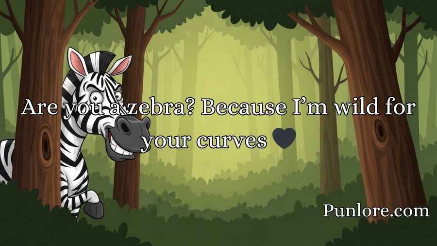 Zebra Pickup Lines