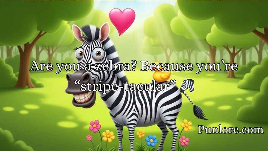 Zebra Pickup Lines