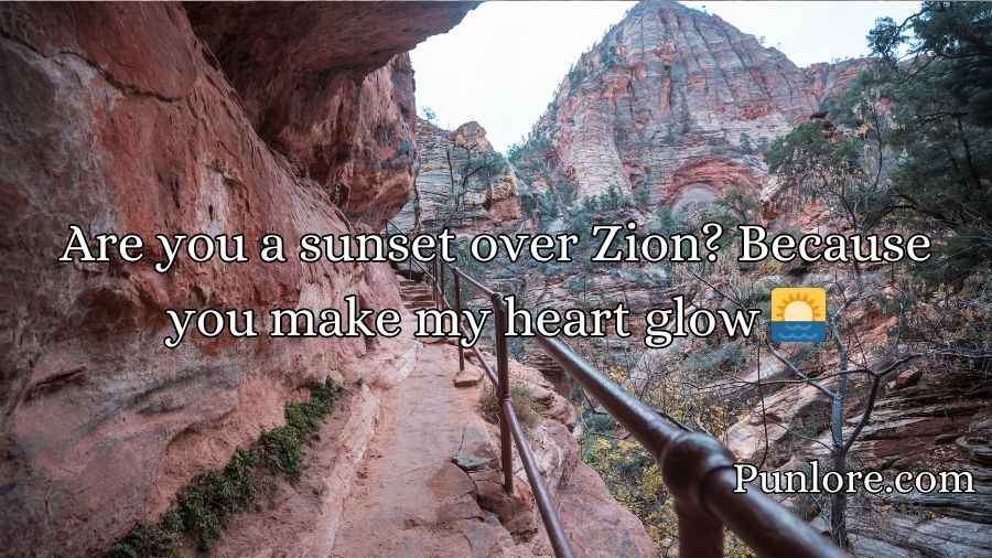 Zion Pickup Lines