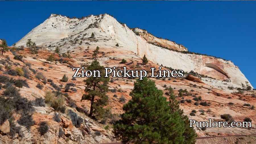 Zion Pickup Lines