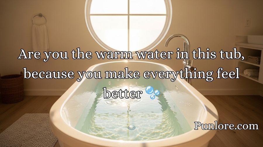 Bathtub Pick Up Lines