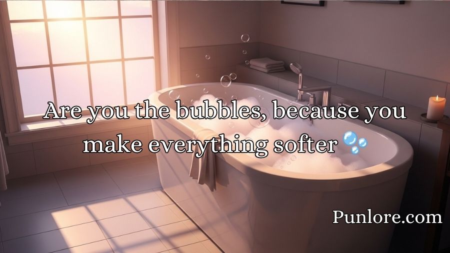 Bathtub Pick Up Lines