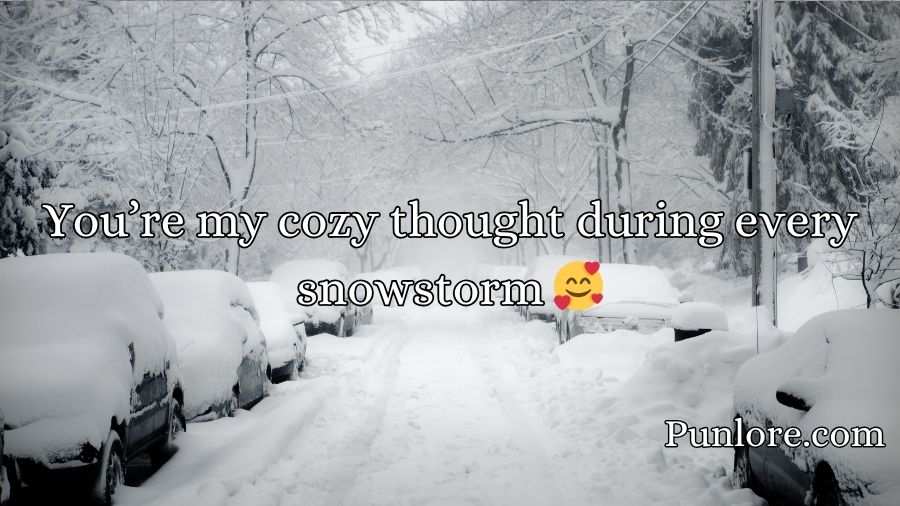 Blizzard Pickup Lines