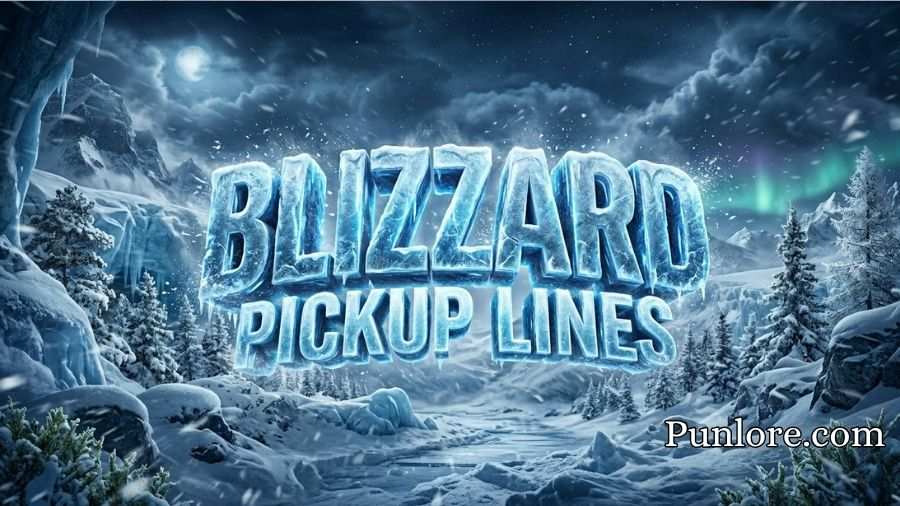 Blizzard Pickup Lines